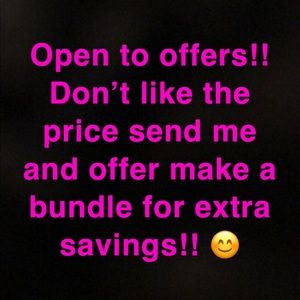 Open to offers!! Send me an offer on your bundle!